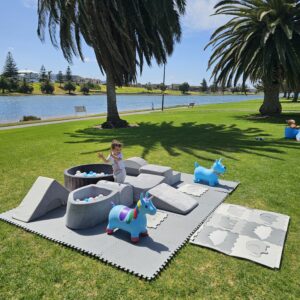 Plush Grey Soft Play